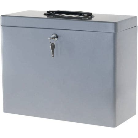 small lockable metal storage box|portable lock box for valuables.